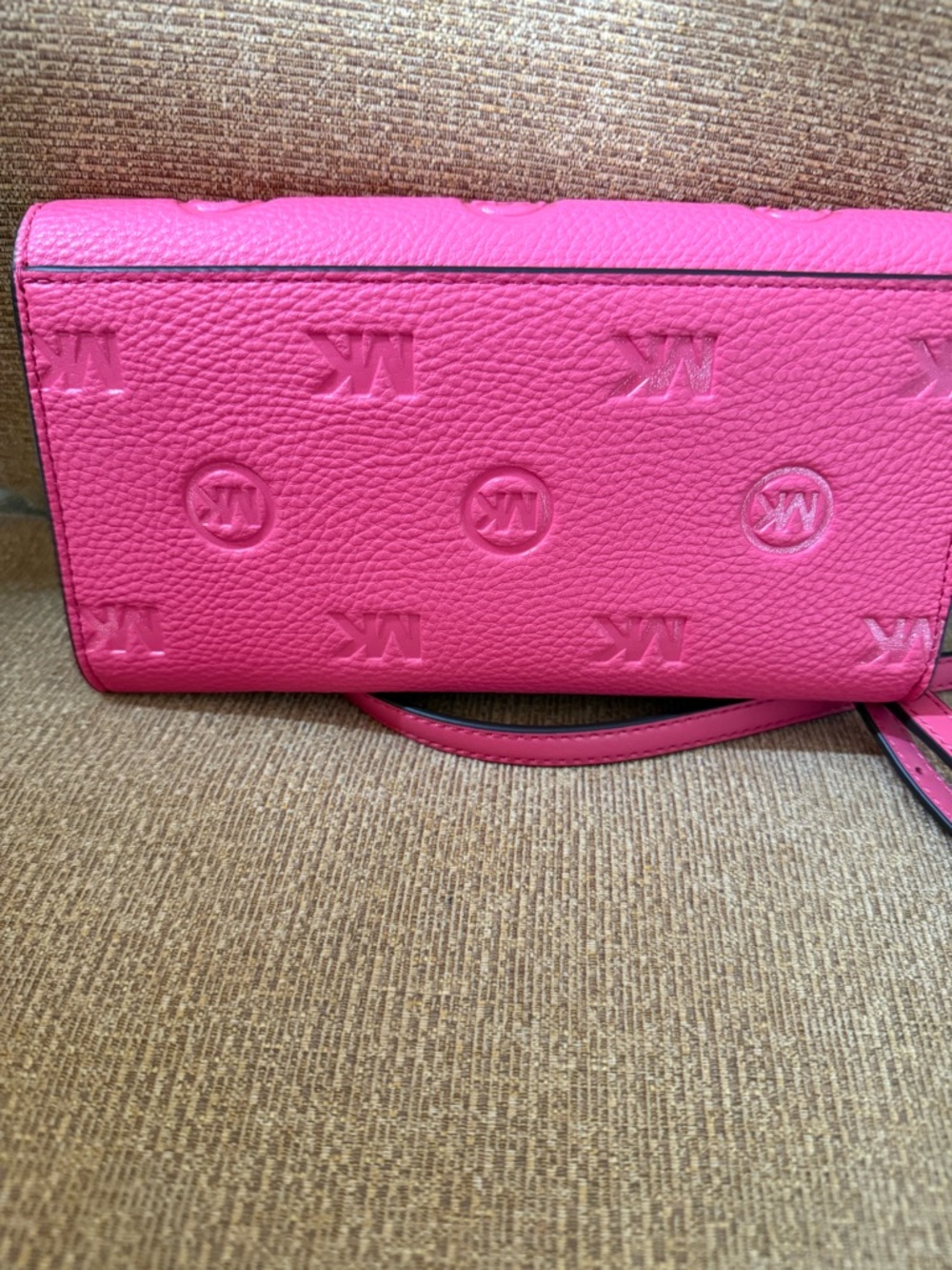Pink Crossbody Wallet Purse - Women's Shoulder Bag - Picture 6 of 12